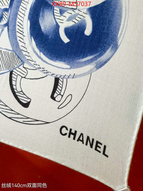 Scarf-Chanel knockoff highest quality ID: MS7037 $: 89USD