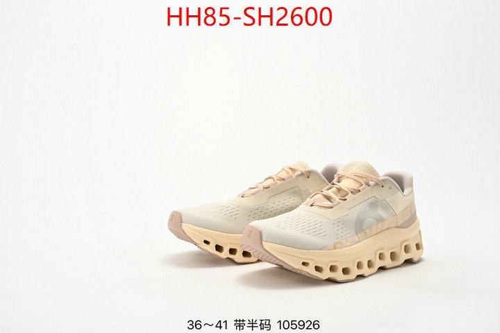 Men Shoes-On Running Cloudsurfer designer wholesale replica ID: SH2600 $: 85USD