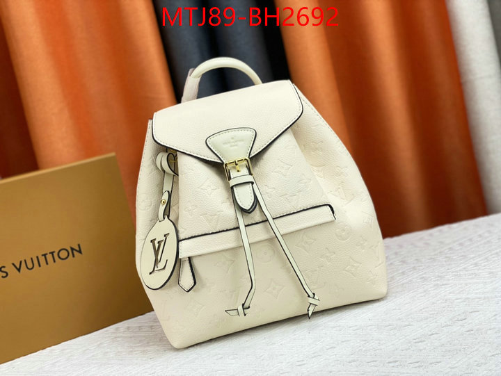 LV Bags(4A)-Backpack- the best affordable ID: BH2692 $: 89USD,