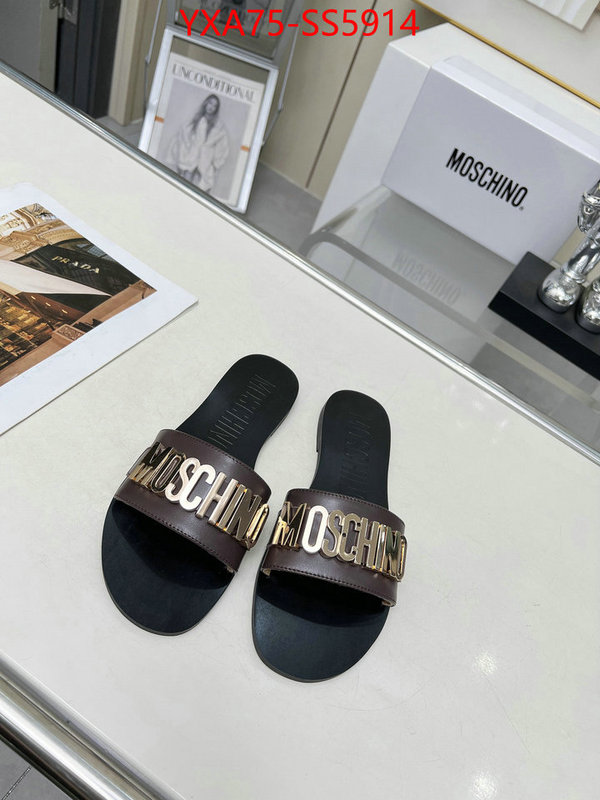 Women Shoes-MOSCHINO designer high replica ID: SS5914 $: 75USD