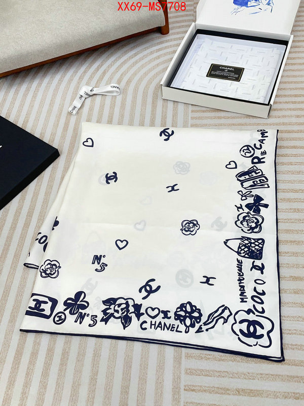 Scarf-Chanel what's the best place to buy replica ID: MS7708 $: 69USD