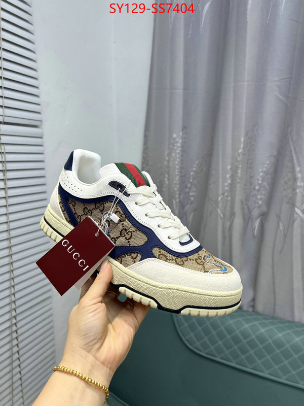Men Shoes-Gucci what's the best to buy replica ID: SS7404 $: 129USD