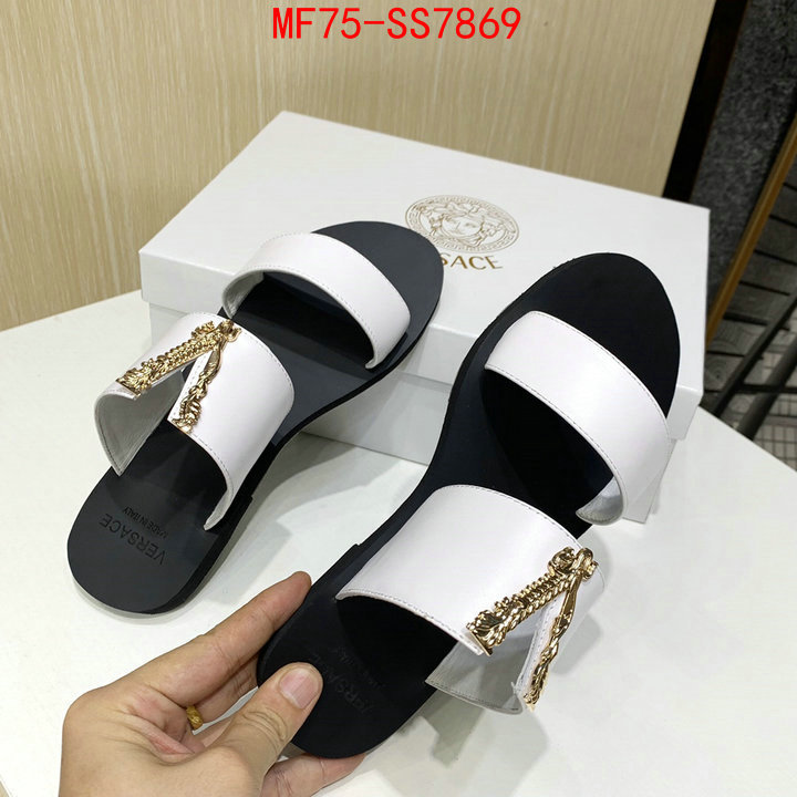 Women Shoes-Versace shop cheap high quality 1:1 replica ID: SS7869 $: 75USD