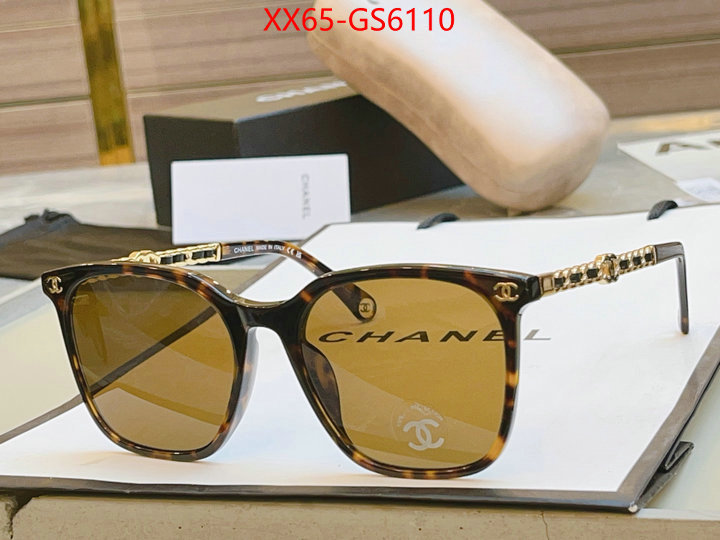 Glasses-Chanel designer fake ID: GS6110 $: 65USD
