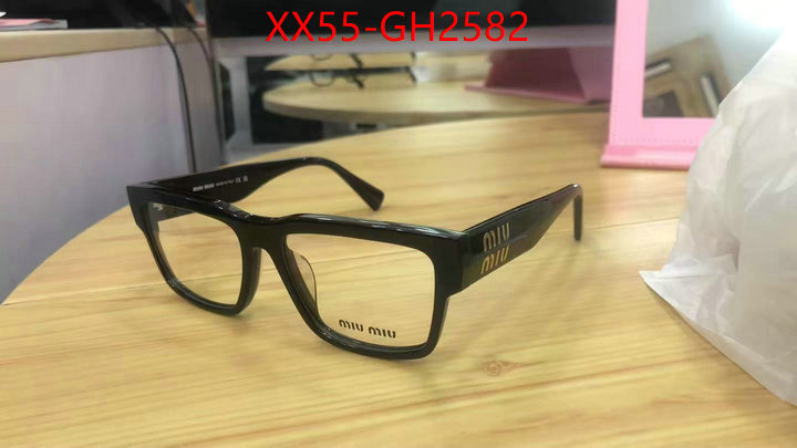Glasses-Miu Miu top quality designer replica ID: GH2582 $: 55USD
