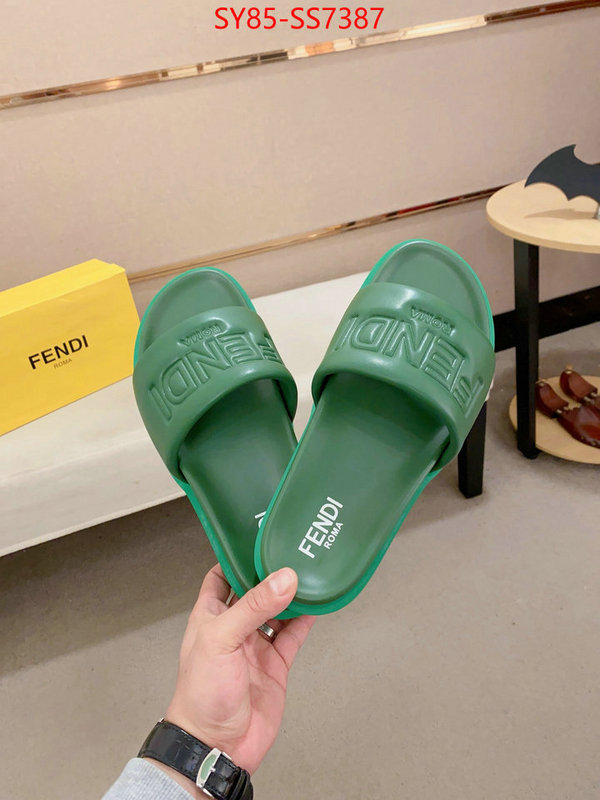 Men Shoes-Fendi the quality replica ID: SS7387 $: 85USD