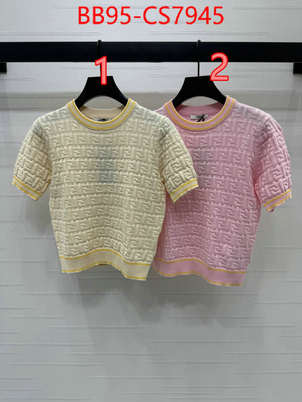 Clothing-Fendi what is a 1:1 replica ID: CS7945 $: 95USD