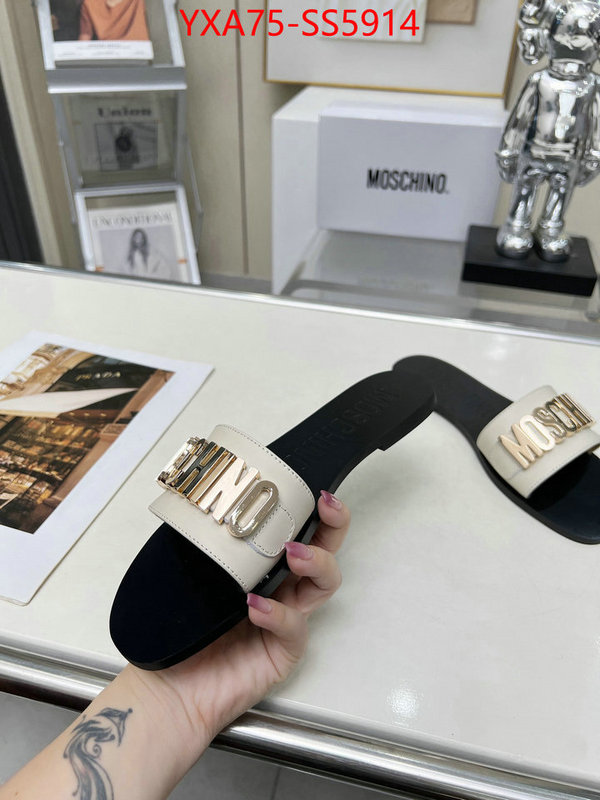 Women Shoes-MOSCHINO designer high replica ID: SS5914 $: 75USD