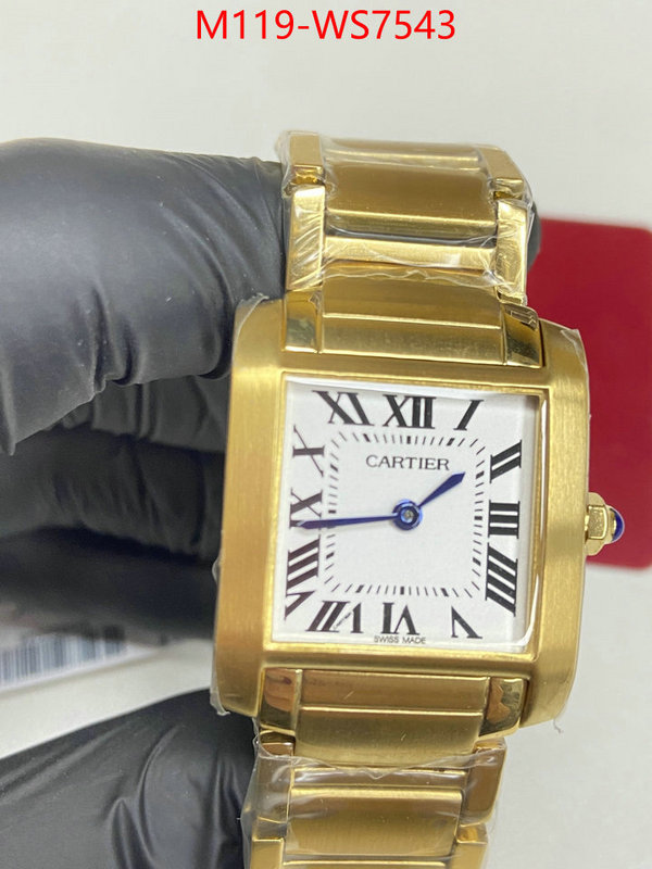 Watch(4A)-Cartier highest quality replica ID: WS7543 $: 119USD