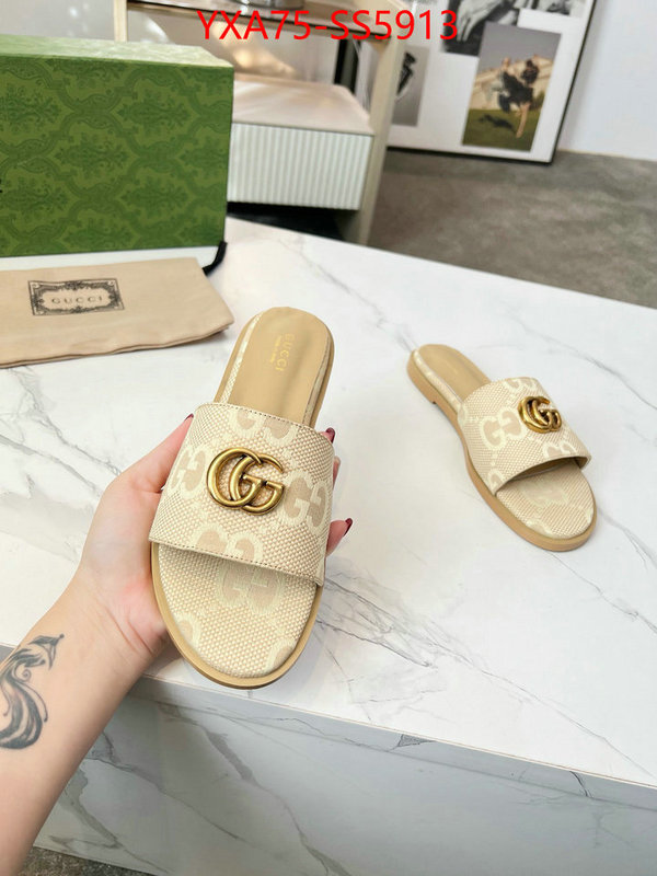 Women Shoes-Gucci buy aaaaa cheap ID: SS5913 $: 75USD
