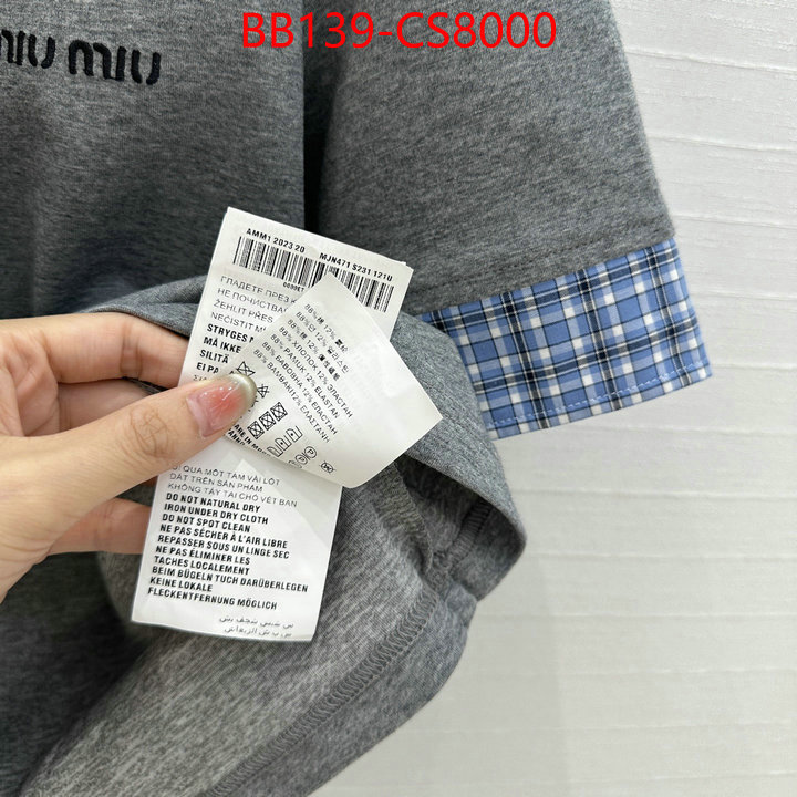 Clothing-MIU MIU we curate the best ID: CS8000 $: 139USD