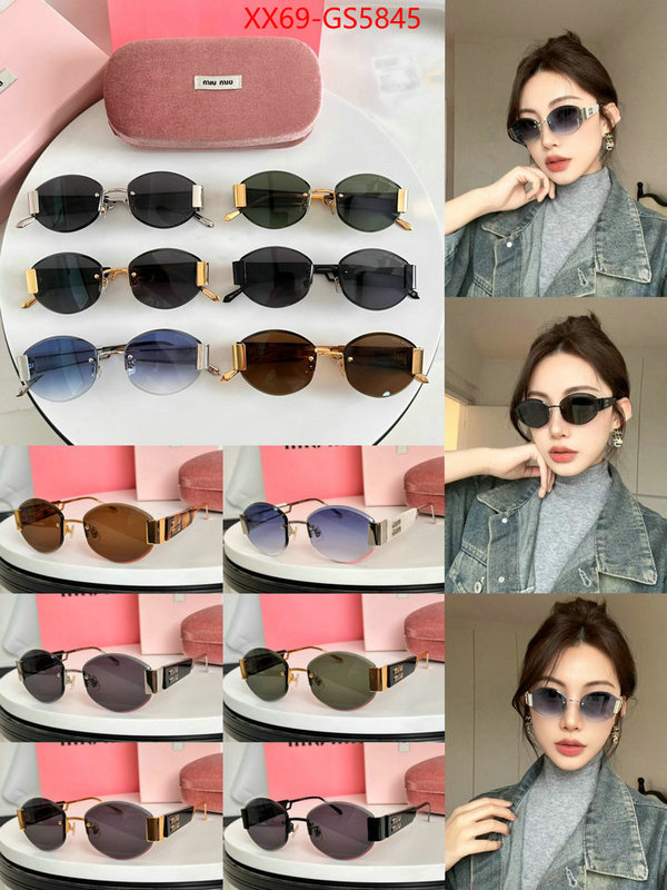 Glasses-Miu Miu designer wholesale replica ID: GS5845 $: 69USD