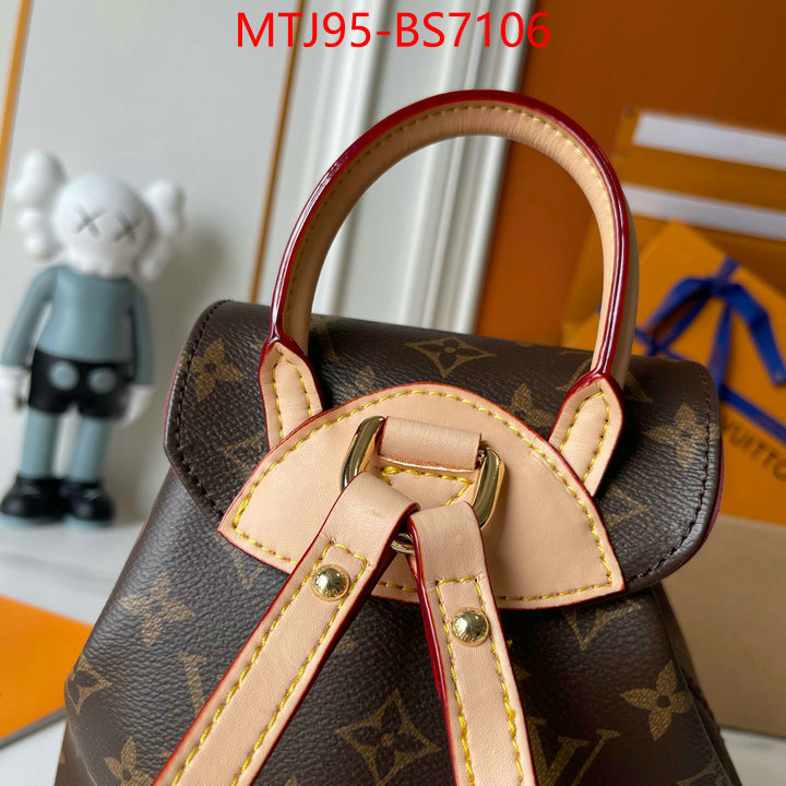 LV Bags(4A)-Backpack- customize the best replica ID: BS7106 $: 95USD,