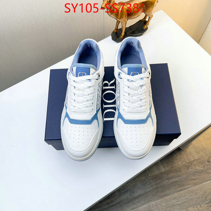 Men shoes-Dior highest quality replica ID: SS7381 $: 105USD
