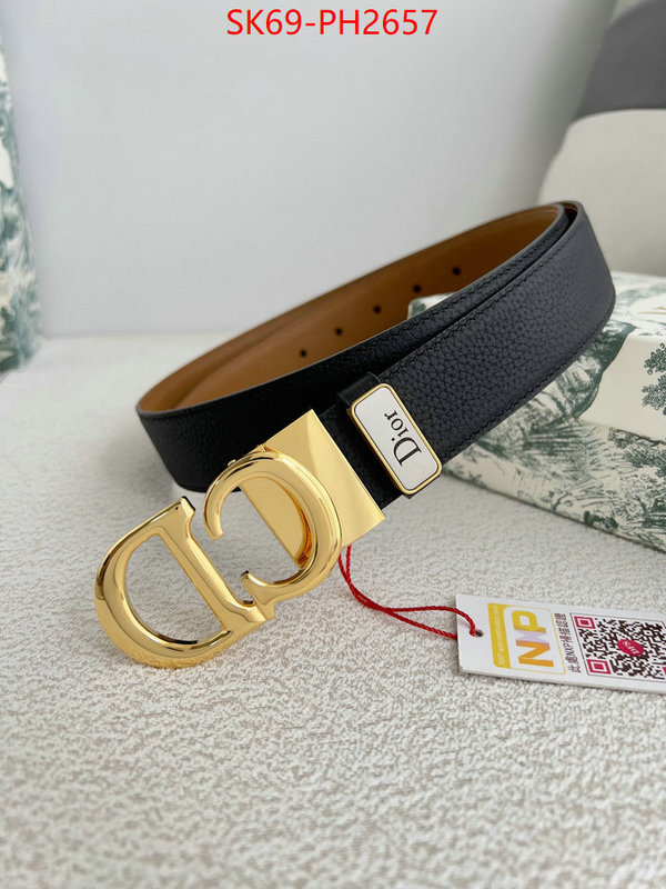 Belts-Dior buy cheap ID: PH2657 $: 69USD