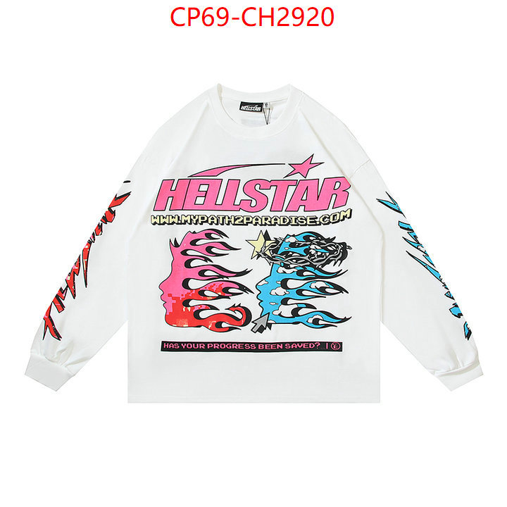 Clothing-Hellstar brand designer replica ID: CH2920 $: 69USD