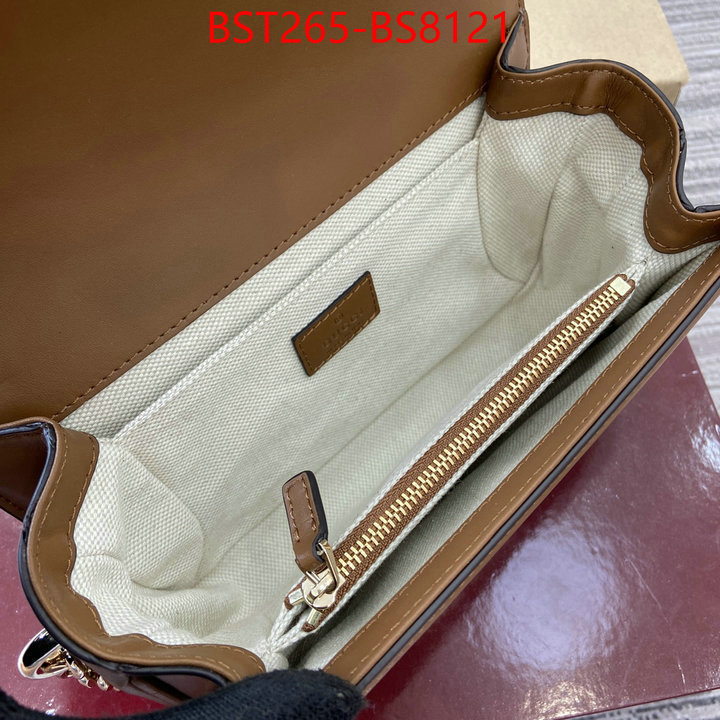 Gucci Bags(TOP)-Crossbody- top perfect fake ID: BS8121 $: 265USD,