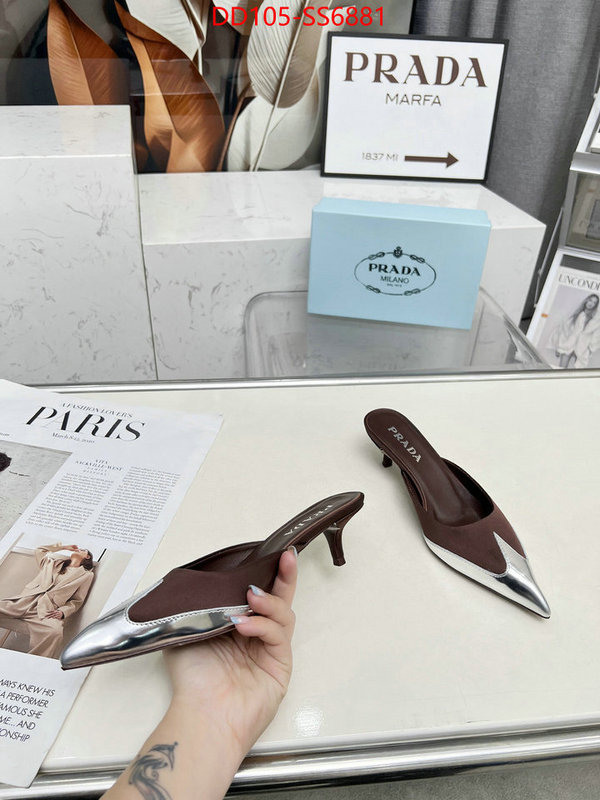 Women Shoes-Prada where can you buy a replica ID: SS6881 $: 105USD