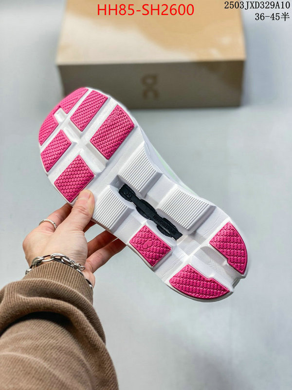 Men Shoes-On Running Cloudsurfer designer wholesale replica ID: SH2600 $: 85USD