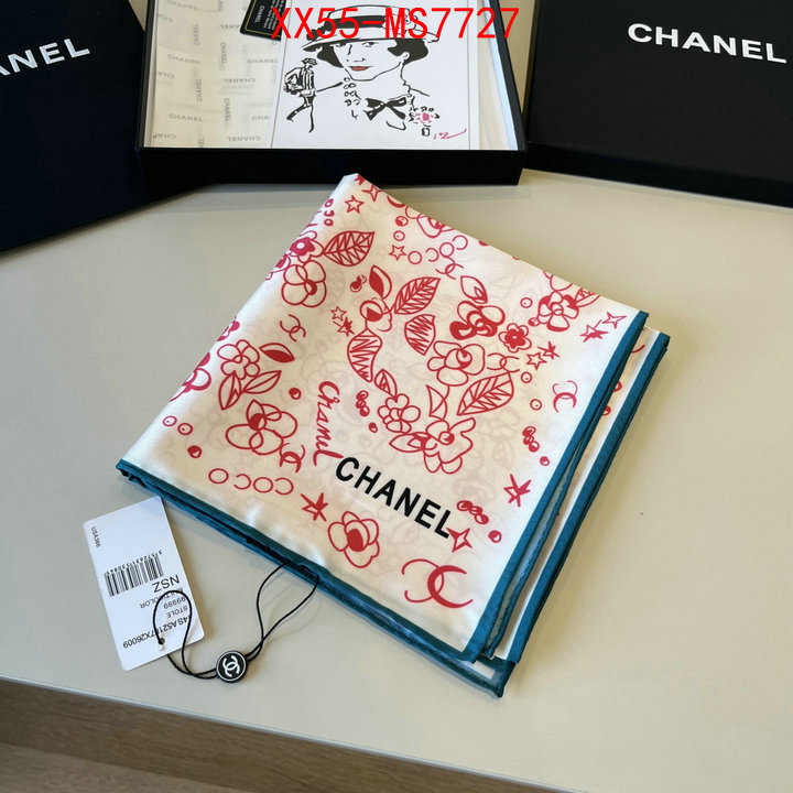 Scarf-Chanel designer ID: MS7727 $: 55USD