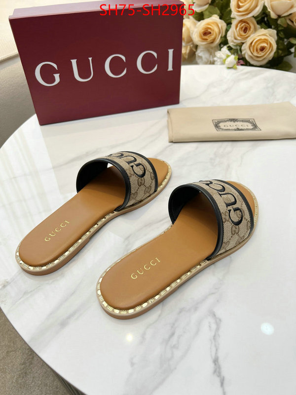 Women Shoes-Gucci where should i buy to receive ID: SH2965 $: 75USD