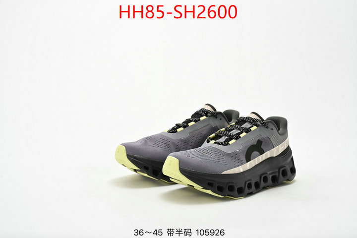 Men Shoes-On Running Cloudsurfer designer wholesale replica ID: SH2600 $: 85USD