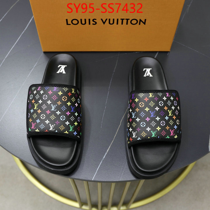 Men Shoes-LV aaaaa class replica ID: SS7432 $: 95USD