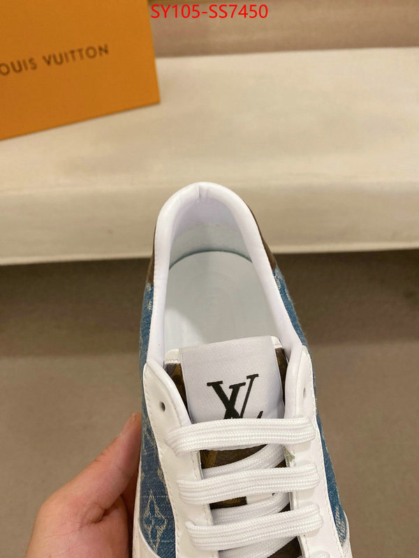 Men Shoes-LV aaaaa+ quality replica ID: SS7450 $: 105USD