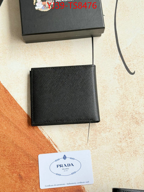 Prada Bags(4A)-Wallet found replica ID: TS8476 $: 39USD,