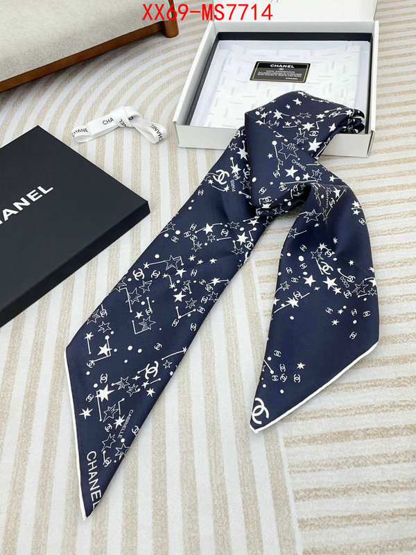 Scarf-Chanel shop ID: MS7714 $: 69USD