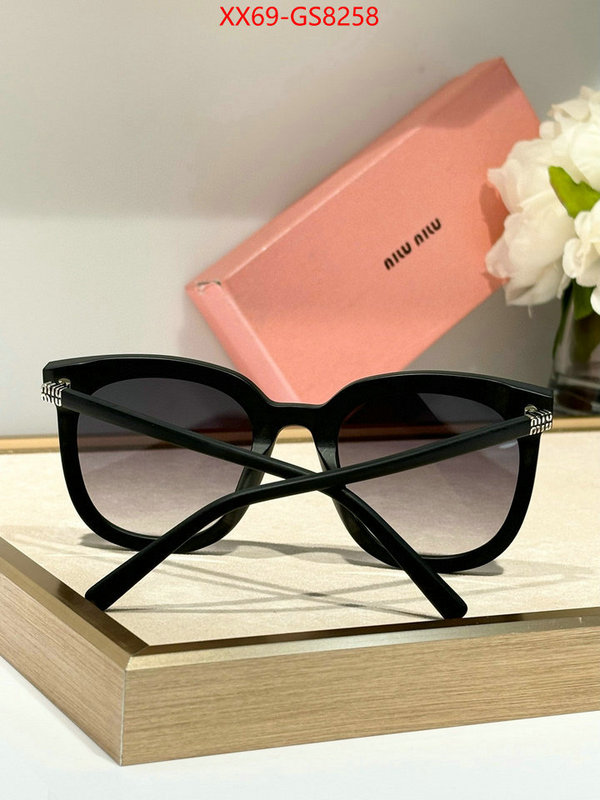 Glasses-Miu Miu fashion replica ID: GS8258 $: 69USD