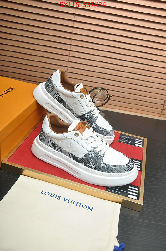Men Shoes-LV 2024 aaaaa replica 1st copy ID: SS7434 $: 115USD