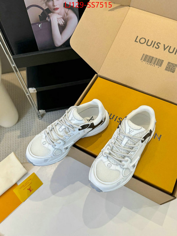 Men Shoes-LV high quality replica ID: SS7515 $: 129USD