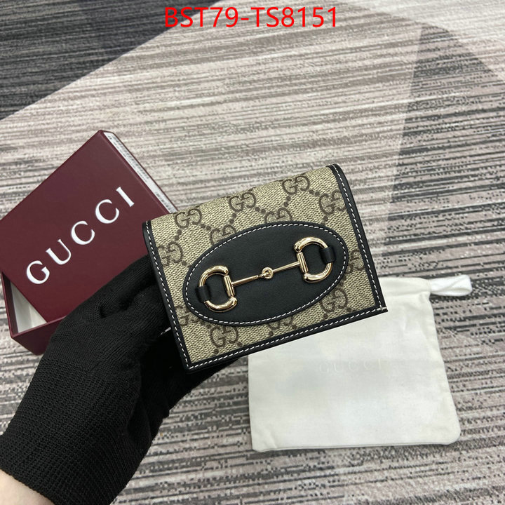 Gucci Bags(TOP)-Wallet- we curate the best ID: TS8151 $: 79USD,