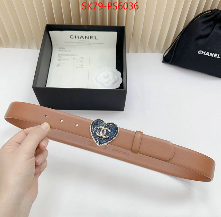 Belts-Chanel aaaaa+ replica designer ID: PS6036 $: 79USD