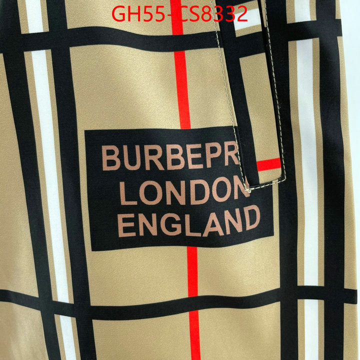 Clothing-Burberry designer fake ID: CS8332 $: 55USD