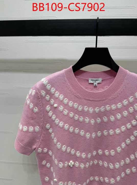 Clothing-Chanel aaaaa+ quality replica ID: CS7902 $: 109USD