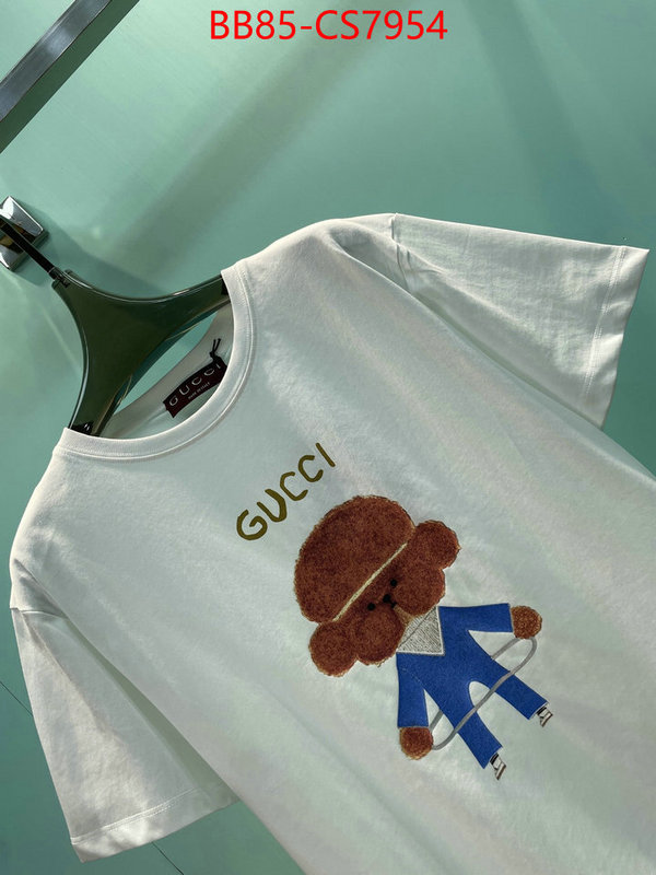 Clothing-Gucci top 1:1 replica ID: CS7954 $: 85USD