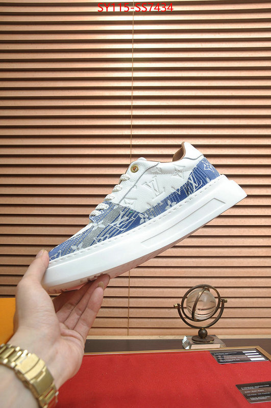 Men Shoes-LV 2024 aaaaa replica 1st copy ID: SS7434 $: 115USD
