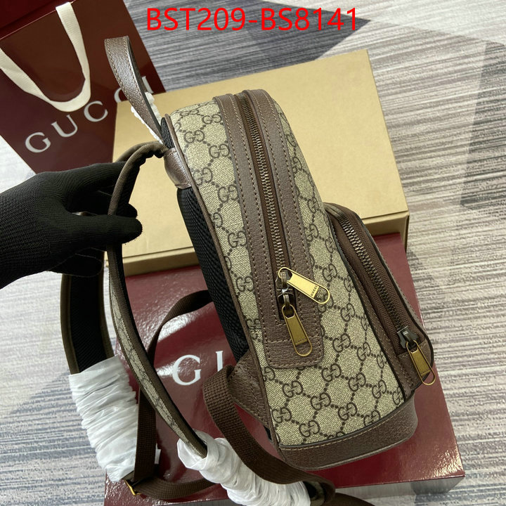 Gucci Bags(TOP)-Backpack- good ID: BS8141 $: 209USD,