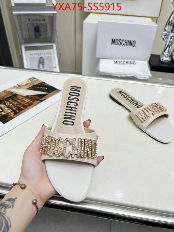 Women Shoes-MOSCHINO aaaaa+ quality replica ID: SS5915 $: 75USD