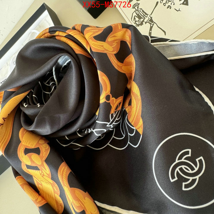 Scarf-Chanel what's the best to buy replica ID: MS7726 $: 55USD