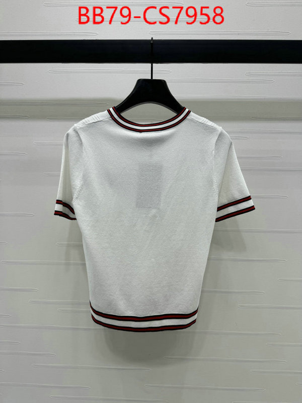 Clothing-Gucci best quality designer ID: CS7958 $: 79USD