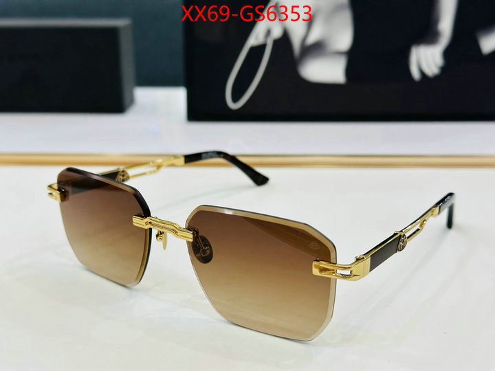 Glasses-Maybach fake aaaaa ID: GS6353 $: 69USD
