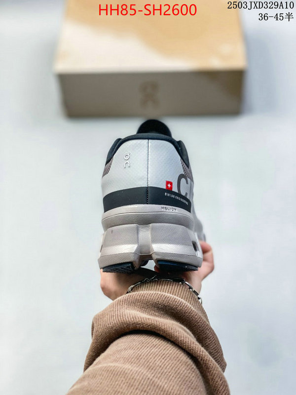 Men Shoes-On Running Cloudsurfer designer wholesale replica ID: SH2600 $: 85USD