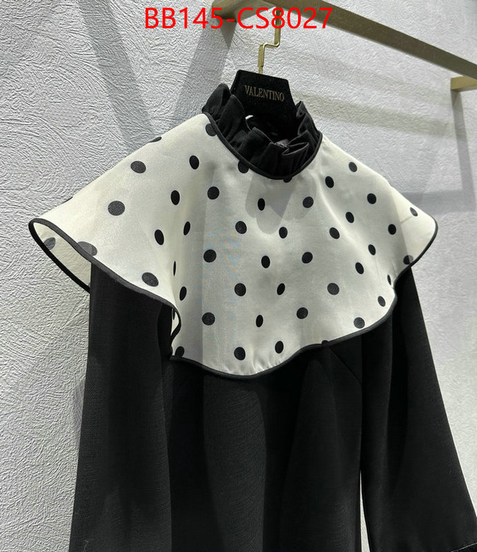 Clothing-Valentino highest product quality ID: CS8027 $: 145USD
