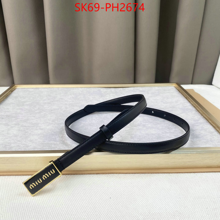 Belts-MIU MIU for sale online ID: PH2674 $: 69USD