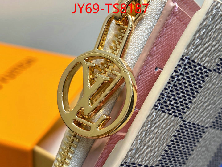 LV Bags(TOP)-Wallet top fake designer ID: TS8187 $: 69USD,