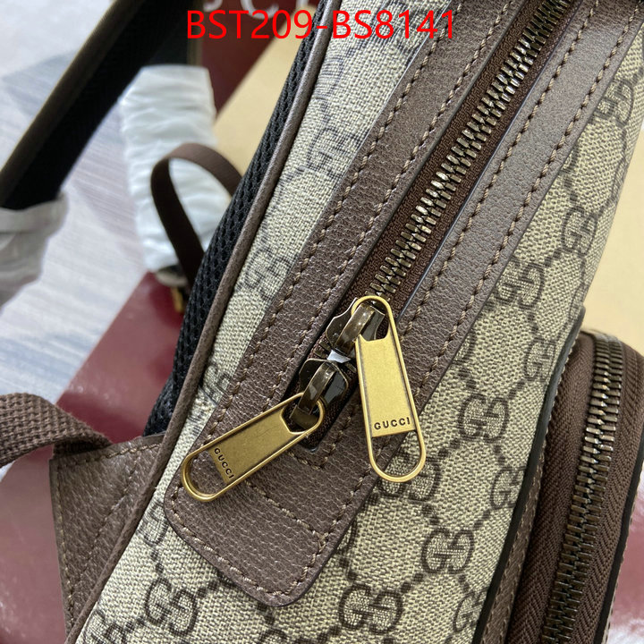 Gucci Bags(TOP)-Backpack- good ID: BS8141 $: 209USD,