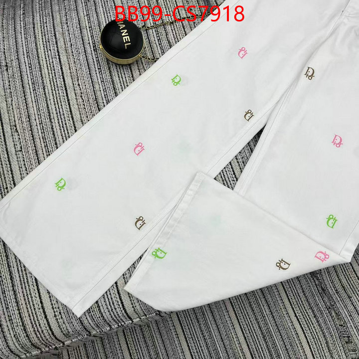 Clothing-Dior best site for replica ID: CS7918 $: 99USD